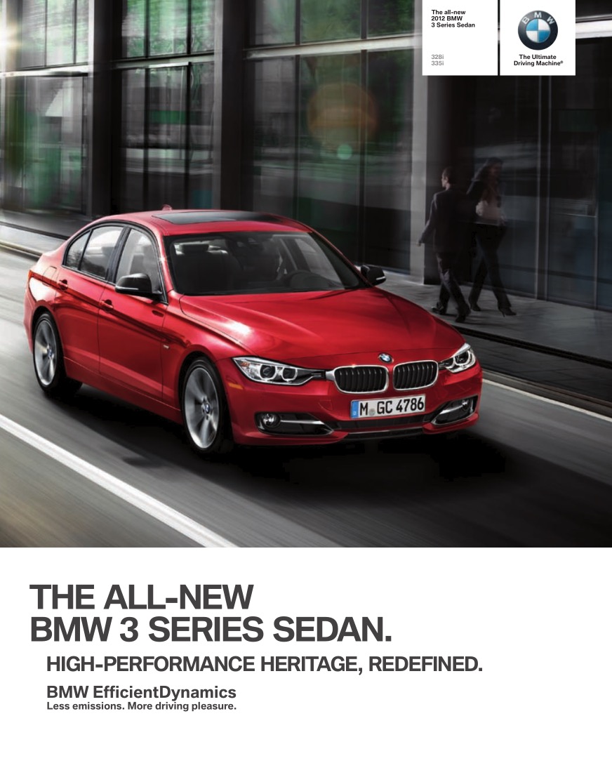 2012 BMW 3-Series Sedan Brochure